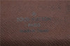 Authentic Louis Vuitton Monogram Long Bifold Wallet Purse Brown 3Set LV 7271D