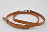 Authentic Louis Vuitton Leather Shoulder Strap Beige LV 7271I