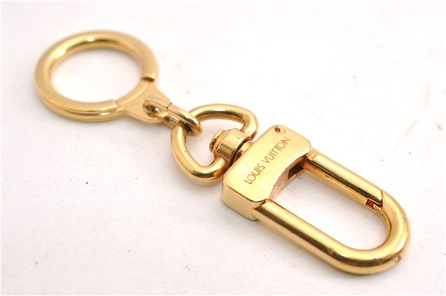 Authentic Louis Vuitton Charm Key Chain Anokre Gold M62694 LV 7272E