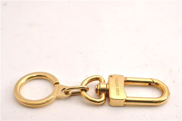 Authentic Louis Vuitton Charm Key Chain Anokre Gold M62694 LV 7272E