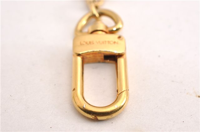 Authentic Louis Vuitton Charm Key Chain Anokre Gold M62694 LV 7272E