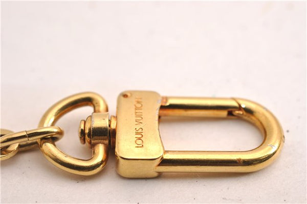 Authentic Louis Vuitton Charm Key Chain Anokre Gold M62694 LV 7272E