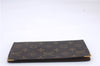 Auth Louis Vuitton Monogram Porte Valeurs Cartes Credit Wallet Old Model 7273D