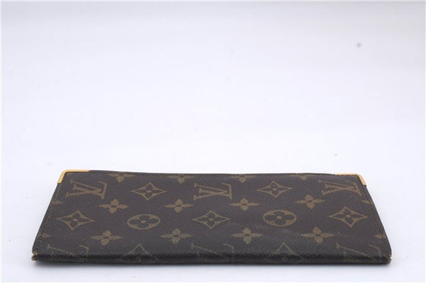 Auth Louis Vuitton Monogram Porte Valeurs Cartes Credit Wallet Old Model 7273D