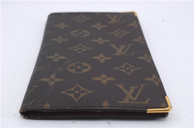 Auth Louis Vuitton Monogram Porte Valeurs Cartes Credit Wallet Old Model 7273D