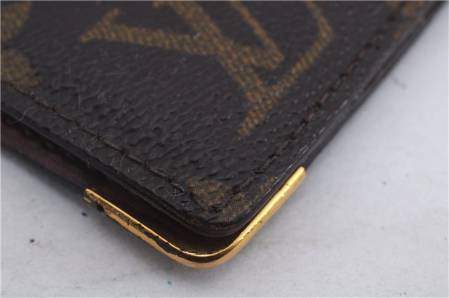 Auth Louis Vuitton Monogram Porte Valeurs Cartes Credit Wallet Old Model 7273D