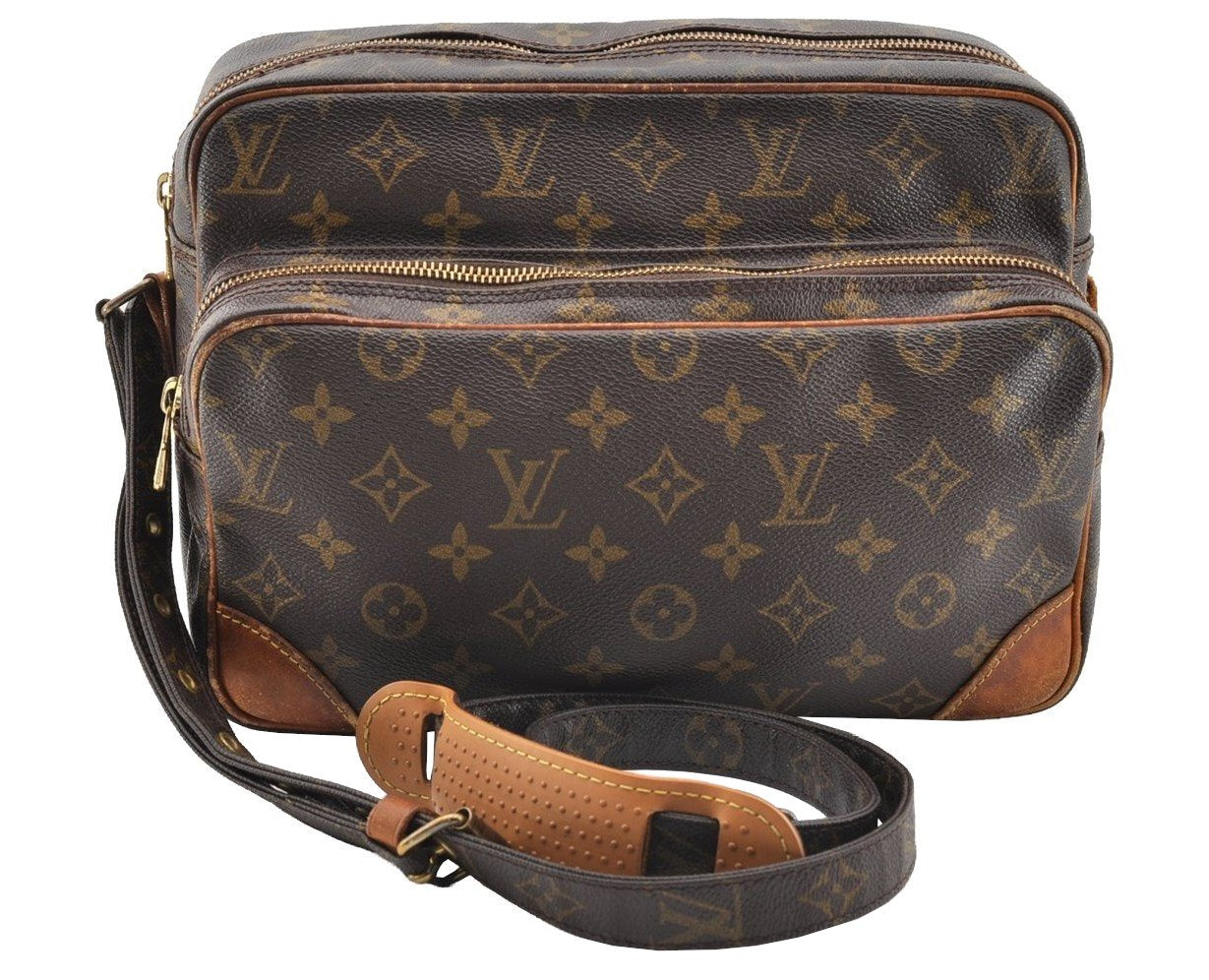 Authentic Louis Vuitton Monogram Nile Shoulder Cross Body Bag M45244 Junk 7273I
