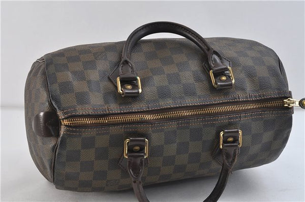 Authentic LOUIS VUITTON Damier Speedy 30 Hand Bag N41364 LV 7274C