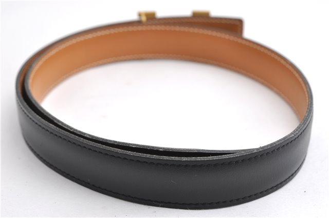 Authentic HERMES Mini Constance Leather Belt Size 65cm 25.6