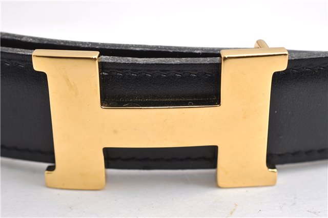 Authentic HERMES Mini Constance Leather Belt Size 65cm 25.6