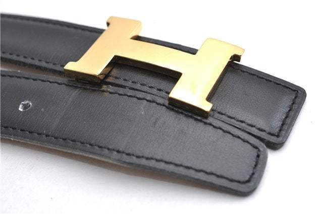 Authentic HERMES Mini Constance Leather Belt Size 65cm 25.6