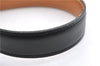 Authentic HERMES Mini Constance Leather Belt Size 65cm 25.6" Black Brown 7275E