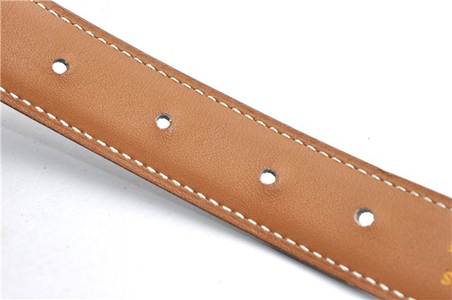 Authentic HERMES Mini Constance Leather Belt Size 65cm 25.6