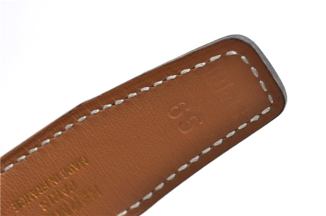 Authentic HERMES Mini Constance Leather Belt Size 65cm 25.6