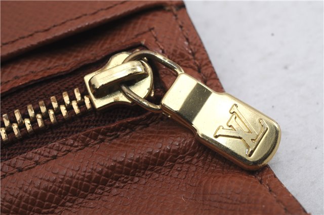 Authentic Louis Vuitton Monogram Continental Clutch Wallet T61217 LV 7277D