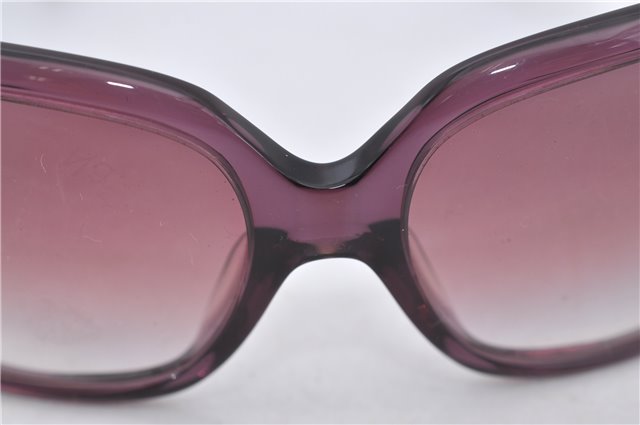 Authentic CHANEL Sunglasses Ribbon CoCo Mark Plastic RAP4829AA Purple 7277E