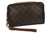 Authentic Louis Vuitton Monogram Orsay Clutch Hand Bag Purse M51790 LV 7277I