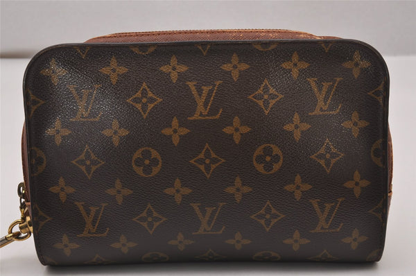 Authentic Louis Vuitton Monogram Orsay Clutch Hand Bag Purse M51790 LV 7277I