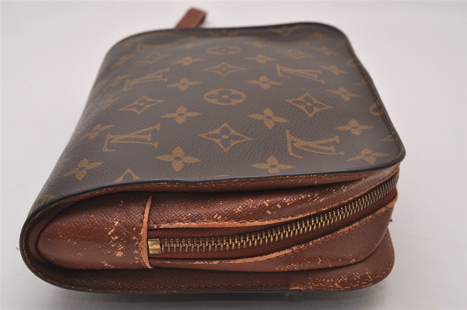 Authentic Louis Vuitton Monogram Orsay Clutch Hand Bag Purse M51790 LV 7277I