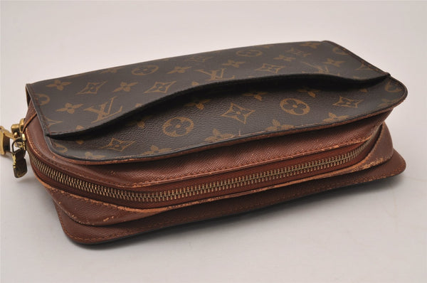 Authentic Louis Vuitton Monogram Orsay Clutch Hand Bag Purse M51790 LV 7277I