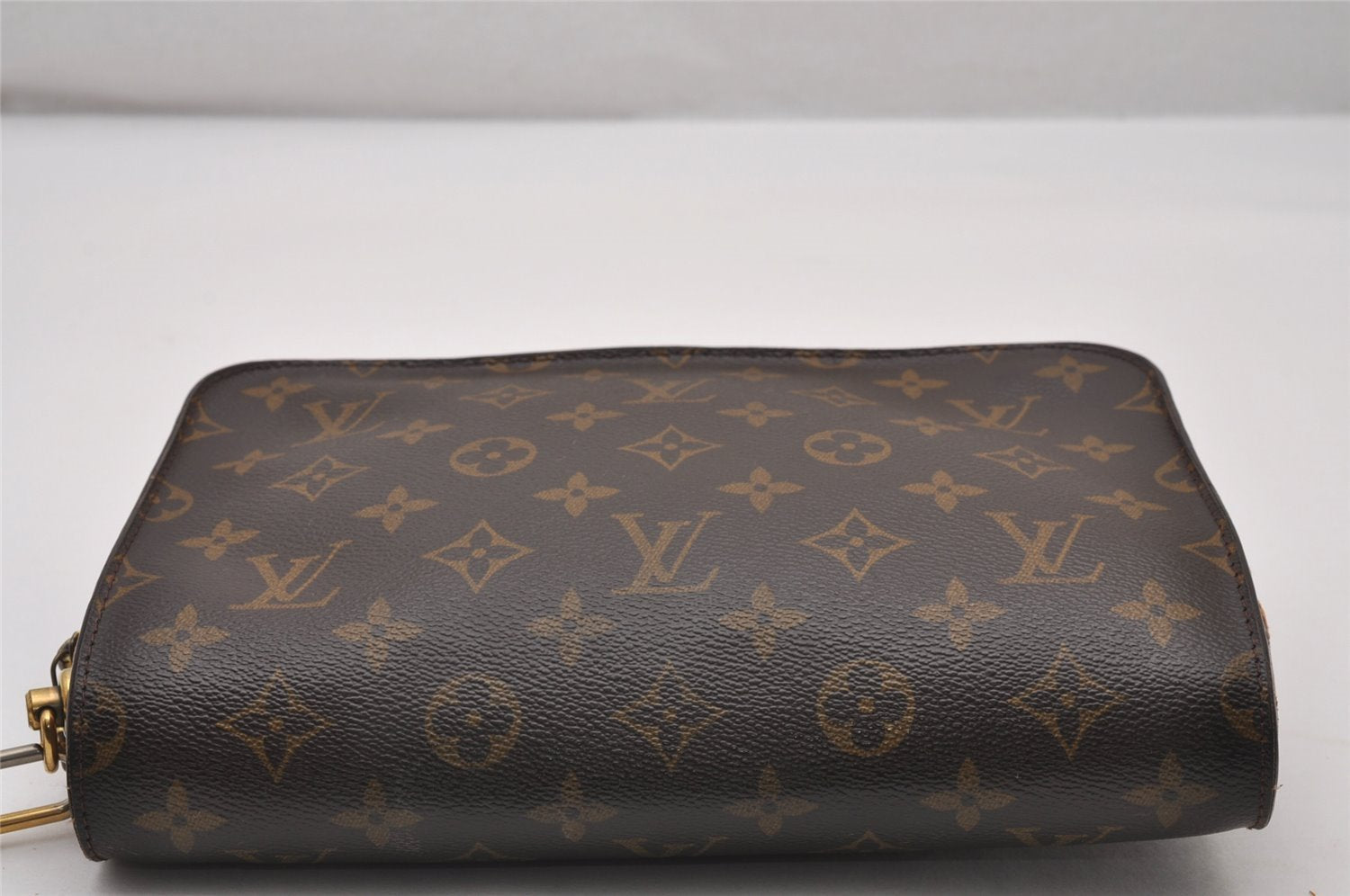 Authentic Louis Vuitton Monogram Orsay Clutch Hand Bag Purse M51790 LV 7277I