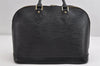 Authentic Louis Vuitton Epi Alma PM Hand Bag Black M40302 LV 7278I