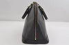 Authentic Louis Vuitton Epi Alma PM Hand Bag Black M40302 LV 7278I