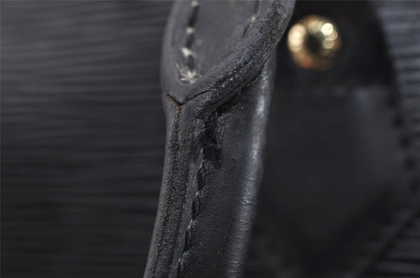 Authentic Louis Vuitton Epi Alma PM Hand Bag Black M40302 LV 7278I
