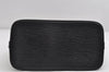 Authentic Louis Vuitton Epi Alma PM Hand Bag Black M40302 LV 7278I