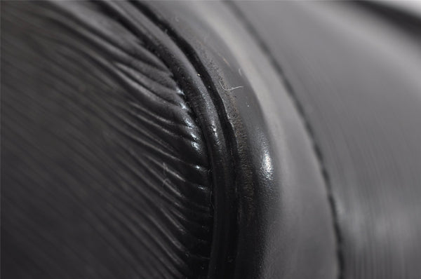 Authentic Louis Vuitton Epi Alma PM Hand Bag Black M40302 LV 7278I