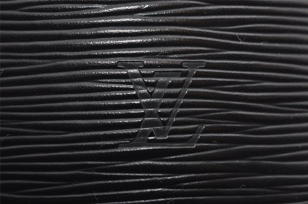 Authentic Louis Vuitton Epi Alma PM Hand Bag Black M40302 LV 7278I