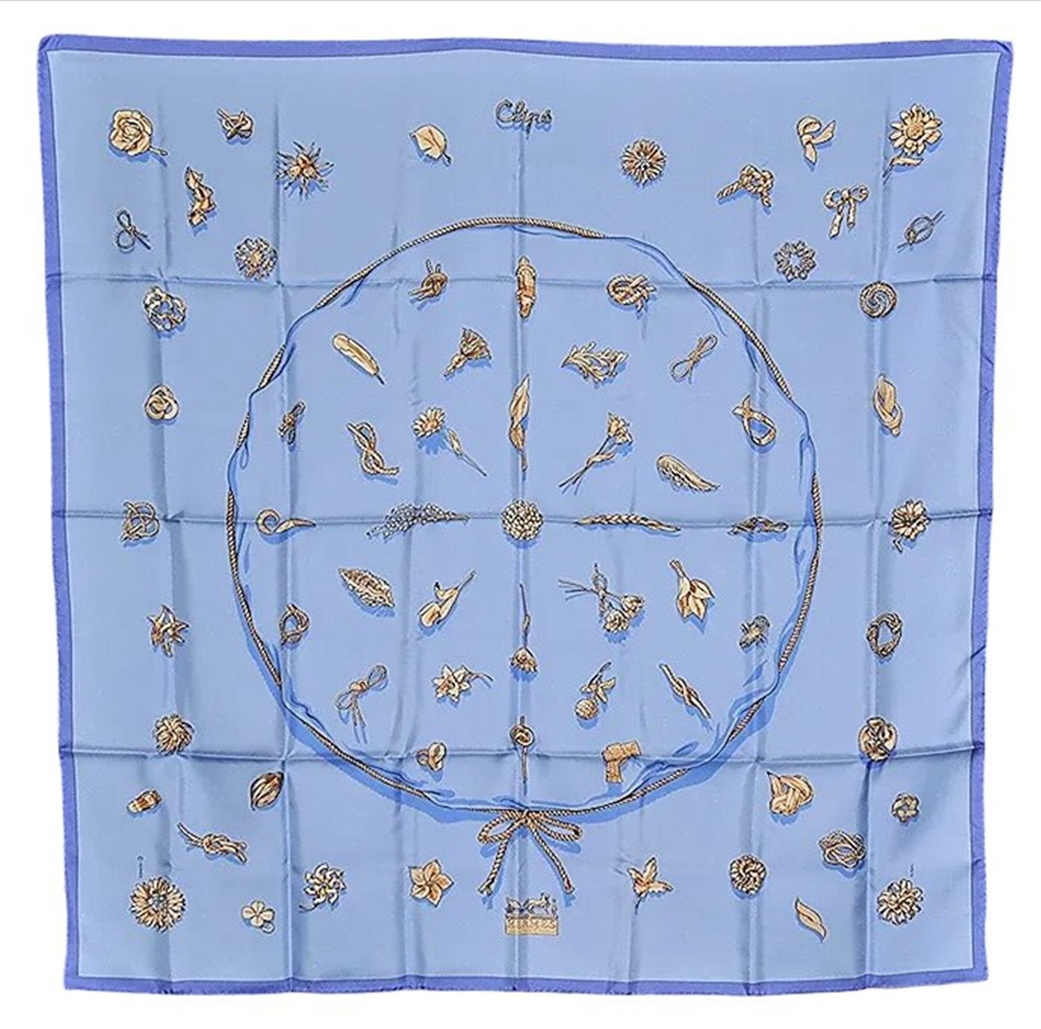 Authentic HERMES Carre 90 Scarf 