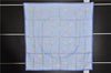 Authentic HERMES Carre 90 Scarf "Clips" Silk Blue 7279E