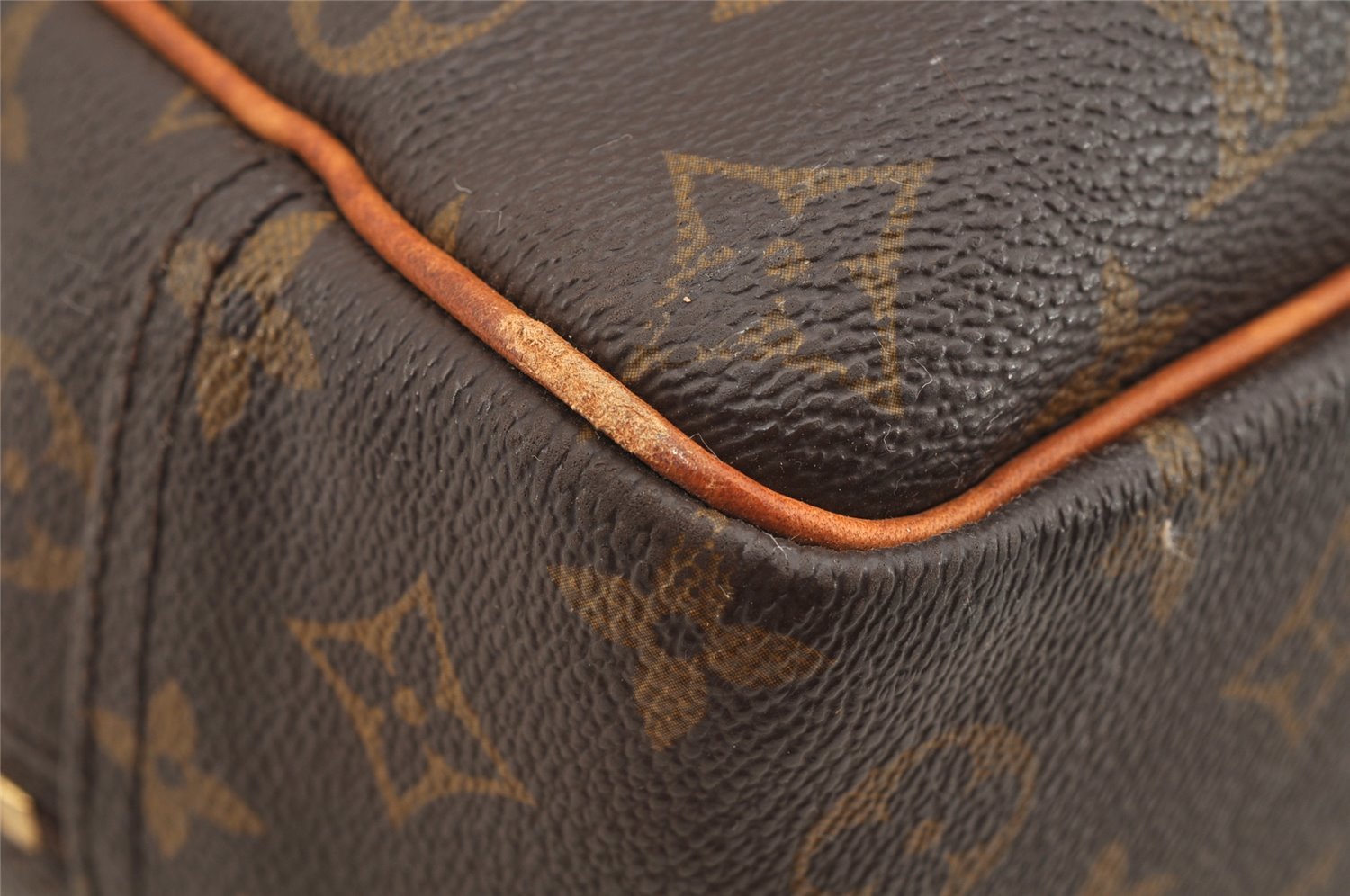 Authentic Louis Vuitton Monogram Deauville Hand Bag M47270 LV 7279I