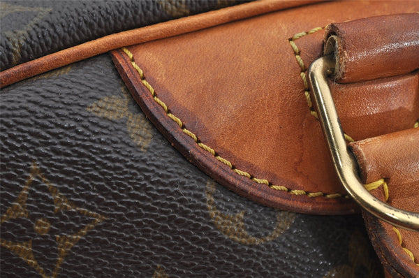 Authentic Louis Vuitton Monogram Deauville Hand Bag M47270 LV 7279I