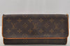 Authentic Louis Vuitton Monogram Pochette Twin GM Shoulder Bag M51852 LV 7280I