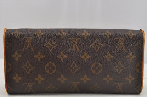Authentic Louis Vuitton Monogram Pochette Twin GM Shoulder Bag M51852 LV 7280I