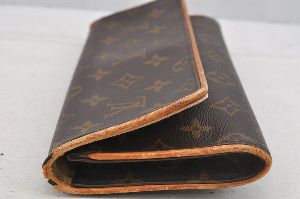 Authentic Louis Vuitton Monogram Pochette Twin GM Shoulder Bag M51852 LV 7280I