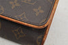 Authentic Louis Vuitton Monogram Pochette Twin GM Shoulder Bag M51852 LV 7280I