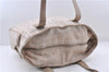 Authentic CHANEL New Travel Line Shoulder Tote Bag Nylon Leather Beige 7281C