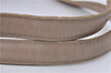 Authentic CHANEL New Travel Line Shoulder Tote Bag Nylon Leather Beige 7281C