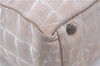 Authentic CHANEL New Travel Line Shoulder Tote Bag Nylon Leather Beige 7281C