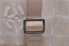 Authentic CHANEL New Travel Line Shoulder Tote Bag Nylon Leather Beige 7281C