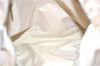 Authentic CHANEL New Travel Line Shoulder Tote Bag Nylon Leather Beige 7281C