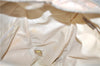 Authentic CHANEL New Travel Line Shoulder Tote Bag Nylon Leather Beige 7281C