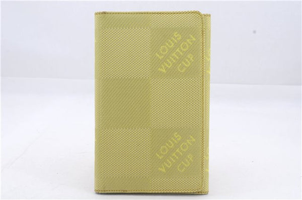 Louis Vuitton Cup Damier Geant Travel Organizer Clutch Bag M80640 Yellow 7283D