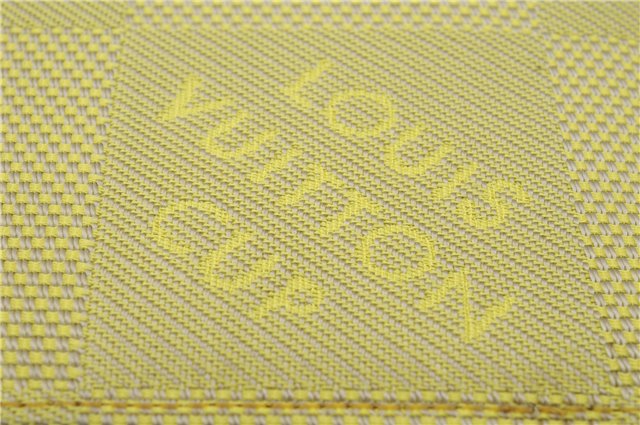 Louis Vuitton Cup Damier Geant Travel Organizer Clutch Bag M80640 Yellow 7283D