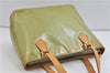 Authentic LOUIS VUITTON Vernis Houston Shoulder Bag M91005 Light Green LV 7285C