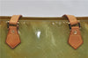 Authentic LOUIS VUITTON Vernis Houston Shoulder Bag M91005 Light Green LV 7285C