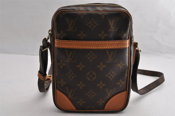 Authentic Louis Vuitton Monogram Danube Shoulder Cross Body Bag M45266 LV 7285I